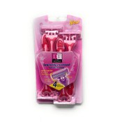 Wholesale - 4pk DT TRIPLE BLADES RAZOR C/P 36, UPC: 749732085021